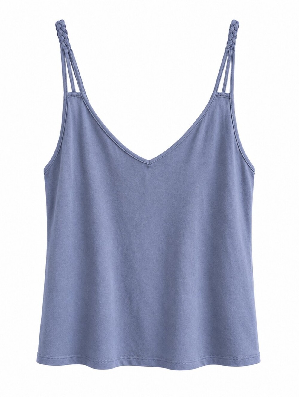 American Eagle Outfitters Braided-Strap Camisole - Slate Blue Sz XL